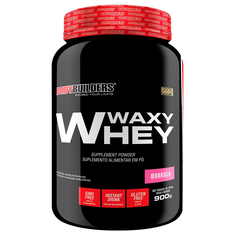 Whey Protein Waxy Whey Pot 900g - Bodybuilders Supplement Powder for Muscle Mass Gain and Strength